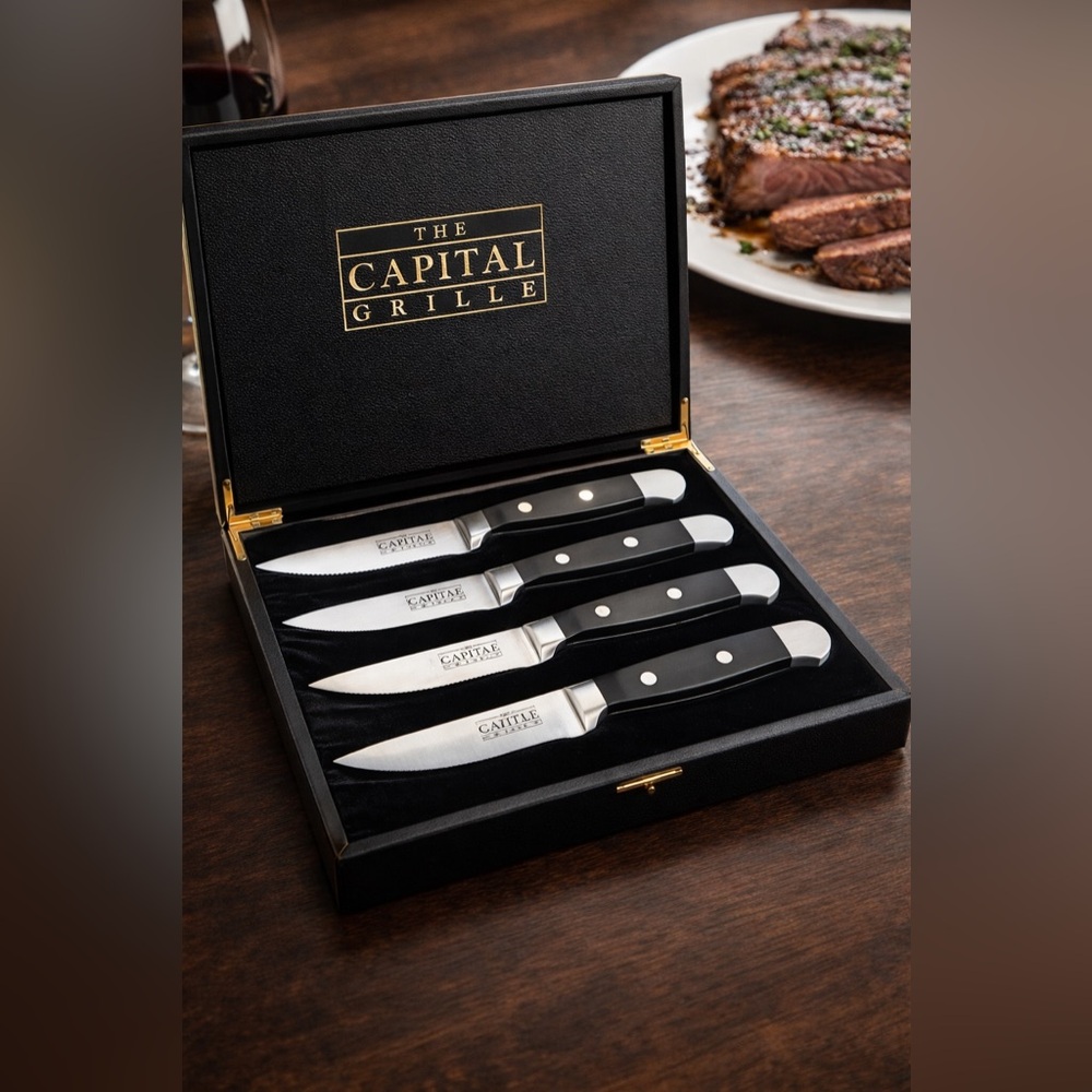 🔪 The Capital Grille Steak Knife Set – Set of 4 | Brand New in Box |